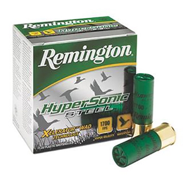Picture of Remington HyperSonic, 12 Gauge, 3.5", 1.375 oz., Steel, #2, Lead Free, 25 Round Box, California Certified Nonlead Ammunition 26795