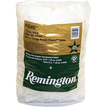 Picture of Remington Remington Target Power Piston Shotshell Wads One Piece 12 ga. 1 1/8 oz. 500 pk. 24342