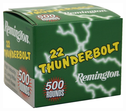 Picture of REMINGTON THUNDERBOLT 22LR 40GR LEAD-RN 5000RD CASE LOT 21241