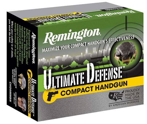Picture of REMINGTON ULTIMATE DEFENSE COMPACT AMO 40S&W 180GR BJHP 20RD 28966 REMACHD40SWBN