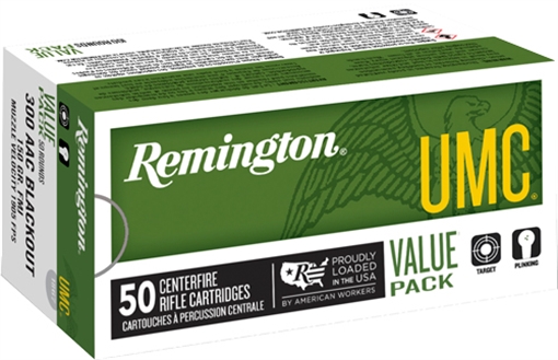 Picture of Remington Remington UMC Centerfire Rifle Ammo 300 Blackout 150 gr. FMJ 50 rd. 26855