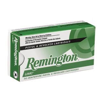 Picture of Remington Ammunition UMC 38Super+P 130gr Full Metal Jacket 50 Per Box/10 Case 23722