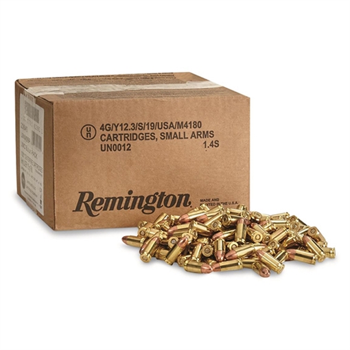 Picture of Remington UMC Handgun Ammunition 9mm Luger 115 gr MC 1145 fps 1000/ct (Bulk) 23645