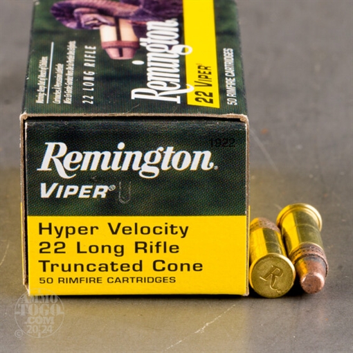 Picture of Remington Remington Viper Rimfire Ammo 22 LR 36 gr. Plated TCSB 50 pk. 21080