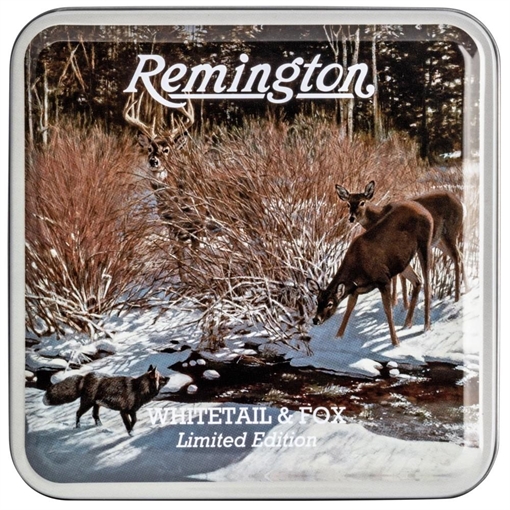 Picture of Remington Whitetail and Fox Tin Collector Gift Set Folding Knives 2/ct R15716