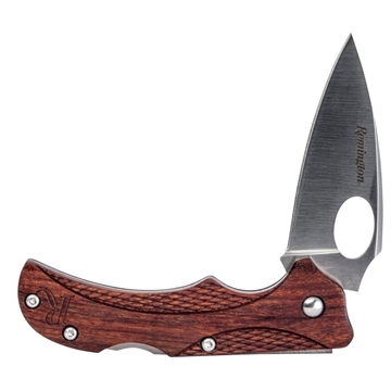 Picture of Remington Woodland Liner Lock Folding Knife 3-1/2" Drop Point Blade Brown R15728 047700157283