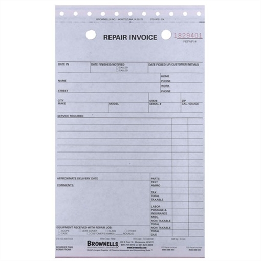 Picture of REPAIR LOG BOOKS 084088100 -