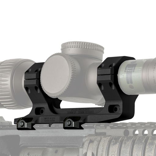 Picture of Reptilia LLC 100116 AUS Optic Mount Black 7075-T6 Aluminum 30mm Tube Mil-Spec 1913 Picatinny Rail Mount 100116 100-116