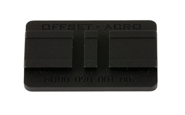 Picture of Reptilia AUS Offset Mount, Anodized Finish, Black, Fits Aimpoint ACRO 100-229
