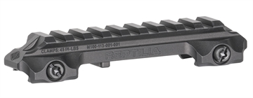 Picture of Reptilia LLC RMU Mount 9 Slot Black 7075-T6 Aluminum Mil-Spec 1913 Picatinny Rail Mount 100270