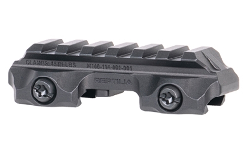 Picture of Reptilia RMU Mount/Riser, .625" Height, 6 Slot, Fits 1913 Picatinny Rail, Anodized Finish, Black 100-271