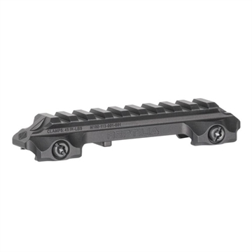 Picture of Reptilia RMU Mount/Riser, .625" Height, 9 Slot, Fits 1913 Picatinny Rail, Anodized Finish, Black 100-270