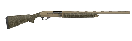 Picture of Retay USA Masai Mara Inertia Plus 12 Gauge 3.5" 4+1 (2.75") 26" Deep Bore Drilled, Bronze Barrel/Rec, Mossy Oak Bottomland Synthetic Furniture, TruGlo Fiber Optic Sight K251BBL26