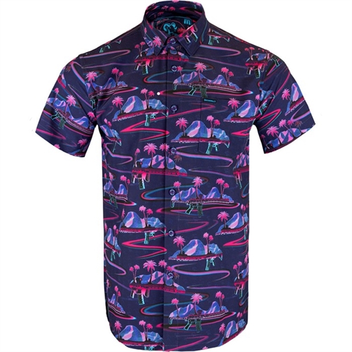 Picture of Retro-Rifle RETRO RIFLE SHORT SLEEVED BUTTON DOWN SHIRT LARGE 51507565624457