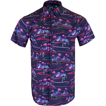 Picture of Retro-Rifle RETRO RIFLE SHORT SLEEVED BUTTON DOWN SHIRT SMALL 51507565558921