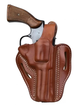 Picture of 1791 Gunleather RVHX-2 OWB Size 02 Classic Brown Leather Fits Up to 4" Barrel, K/L-Frame, Belt Slide Right Hand RVHX2CBRR
