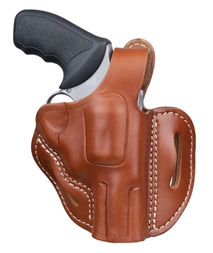 Picture of 1791 Gunleather RVHX-2S OWB Size 02S Classic Brown Leather Fits Up to 3" Barrel, K/L-Frame, Belt Slide Right Hand RVHX2SCBRR