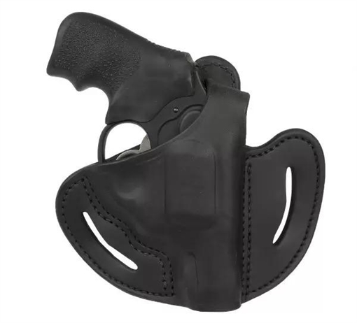 Picture of 1791 Gunleather RVHX-2S OWB Size 02S Stealth Black Leather Fits Up to 3" Barrel, K/L-Frame, Belt Slide Right Hand RVHX2SSBLR