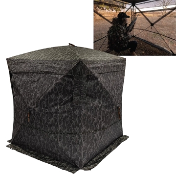 Picture of Rhino R-180 See Through Ground Blind Mossy Oak Bottomland R180-MBL