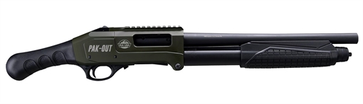 Picture of Rock Island Armory Pak Out Short Shotgun 12 ga 3" Chamber 4rd Magazine 14.25" Barrel OD Green Black PakOut Short