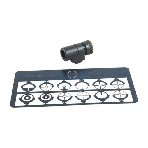 Picture of Davide Pedersoli S.R.L .350'' GLOBE TUNNEL SIGHT W/ 12 INSERTS STEEL BLACK USA 455
