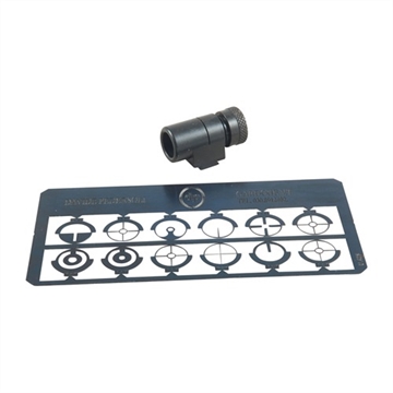 Picture of Davide Pedersoli S.R.L .350'' GLOBE TUNNEL SIGHT W/ 12 INSERTS STEEL BLACK USA 455