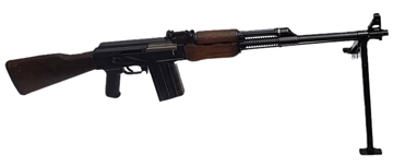 Picture of Riley Defense Inc RPK 308 Win 20+1 22" Blued Threaded Barrel, Blued Receiver, Fixed Wood Stock, Black Polymer Grip, Bayonet Lug, Bipod RAK308RPK