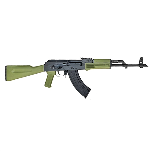 Picture of Riley Defense Inc RAK 7.62x39mm 30+1 16.25" Black Nitride Threaded Barrel, Black Oxide Mil-Spec Receiver, Fixed Army Green Polymer, Stock OD Green Polymer Grip RAK102G