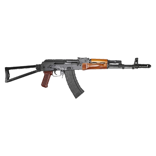Picture of RILEY DEFENSE AK74 RIA 5.45X39MM 16.25IN BBL IR SF STK TEAK FE 30RD MISLPEC STAMPED REC RAK74-C-SF RAK201SF