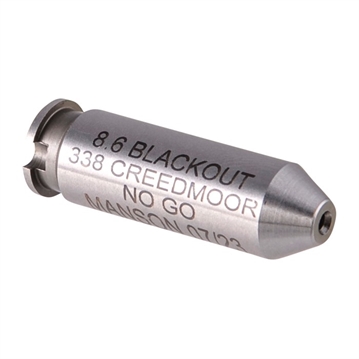 Picture of Manson Precision 8.6 BLACKOUT NO GO GAUGE HEADSPACE GAUGE STEEL NG8.6BLK NG8.6BLACKOUT