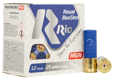 Picture of Rio Ammunition Royal BlueSteel Magnum 12Gauge 3" 1 3/8oz 2Shot 25 Per Box/10 Case RBSM402