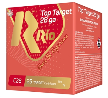 Picture of Rio Ammunition Top Target 28 Gauge 2.75" 3/4 oz 9 Shot 25 Per Box/ 10 Case RC289