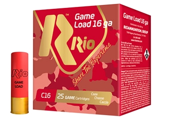Picture of Rio Ammunition Game Load 16Gauge 2.75" 1 1/8oz 7.5Shot 25 Per Box/10 Case RCHV1675
