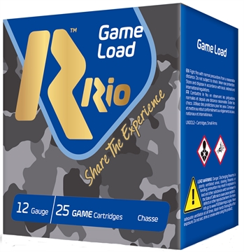 Picture of Rio Ammunition Game Load Super Game High Velocity 12Gauge 2.75" 1 1/8oz 7.5Shot 25 Per Box/10 Case SG3275