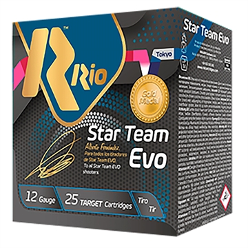 Picture of Rio Star Team Training 12ga Target Load 2.75 inch Shotgun Shells - #8 1 oz. 1200 fps 25rd Box STT28LT8