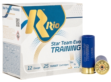 Picture of Rio Ammunition Star Team EVO Training 12Gauge 2.75" 1 1/8oz 7.5Shot 25 Per Box/10 Case STT3275