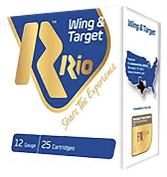 Picture of Rio Ammunition Wing & Target 12Gauge 2.75" 1oz 7.5Shot 25 Per Box/10 Case WT2875