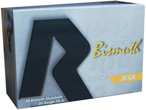 Picture of Rio Bismuth 20 Shotshell 20 ga 2-3/4" MAX 1 oz #6 1250 fps 10/Box RBI206