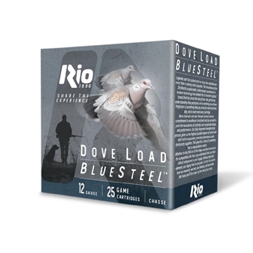 Picture of Rio Bluesteel Dove Load Shotshells 12ga 2-3/4" 1-1/8oz 1350fps #7 25/ct DLBS327