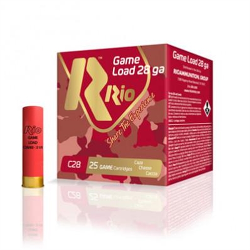 Picture of Rio Heavy Field Shotshells 28 ga 2-3/4" 1oz #8 25/ct RCHV288