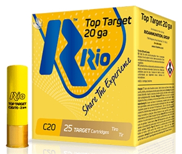 Picture of Rio Star Team 20ga Top Target Load 2.75 inch Shotgun Shells - #8 7/8 oz. 1250 fps 25rd Box ST208 TT208