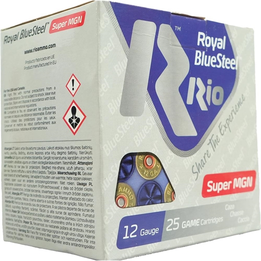 Picture of Rio Royal BlueSteel 12 ga 3 1/2" MAX 1 3/8 oz #3 1550 fps - 25/ct RBSSM403