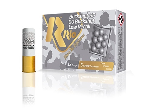 Picture of Rio Royal Buck 9P 12ga Buckshot 2.75 inch Shotgun Shells - 00Buck | 1345 fps RB129