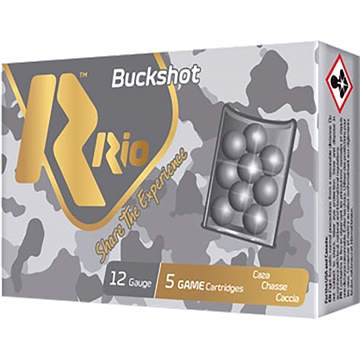 Picture of Rio Royal Buck Buckshot 12 ga. 2 3/4 in. 12 pellet #1 Buck 5 rd. RB1212