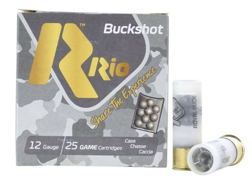 Picture of Rio Royal Buck Home Defense ***Star Crimp*** 9P 12ga Buckshot 2.75 inch Shotgun Shells - 1Buck | 1250 fps | 25rd Box RHD9PB