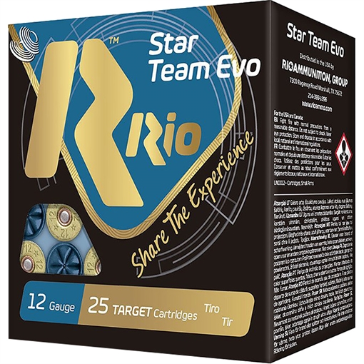 Picture of Rio Star Team 24 Target Loads 12 ga. 2 3/4 in. 7/8 oz. 9 Shot 25 rd. ST249