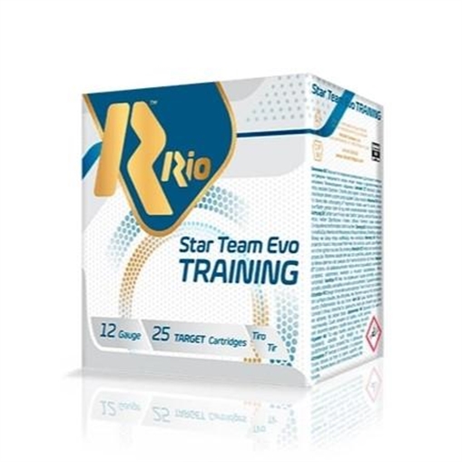 Picture of Rio Star Team Training 12ga Target Load 2.75 inch Shotgun Shells - #8 | 7/8 oz. | 1200 fps | 25rd Box STT248