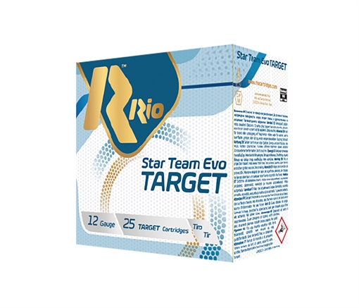 Picture of Rio Ammunition Star Team EVO Target 12Gauge 2.75" 1oz 9Shot 25 Per Box/10 Case STT28LT9