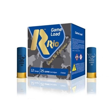Picture of Rio Top Game HV Shotshells 12 ga 2 3/4" 3 3/4 dr 1 1/4 oz #4 1330 fps 25/ct TGHV364
