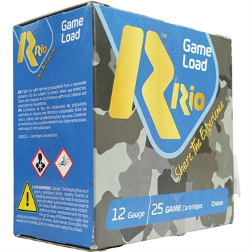 Picture of Rio Top Game HV Shotshells 12 ga 2 3/4" 3 3/4 dr 1 1/4 oz #5 1330 fps 25/ct TGHV365